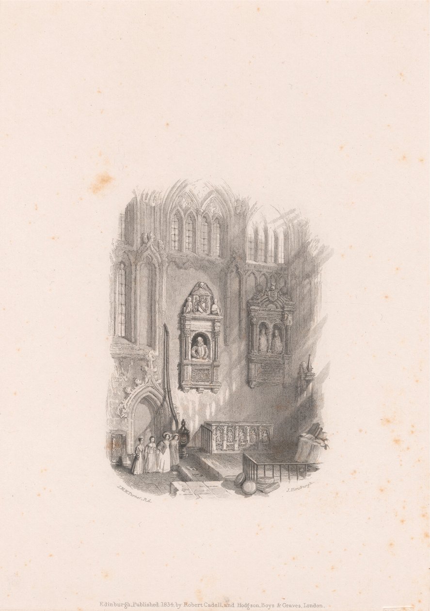 Shakespearův pomník v kostele ve Stratfordu nad Avonou od John Horsburgh