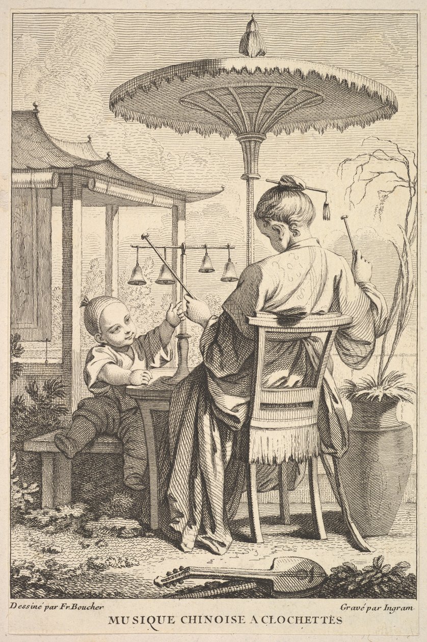 Čínská zvonová hudba, 1741-63. od John Ingram