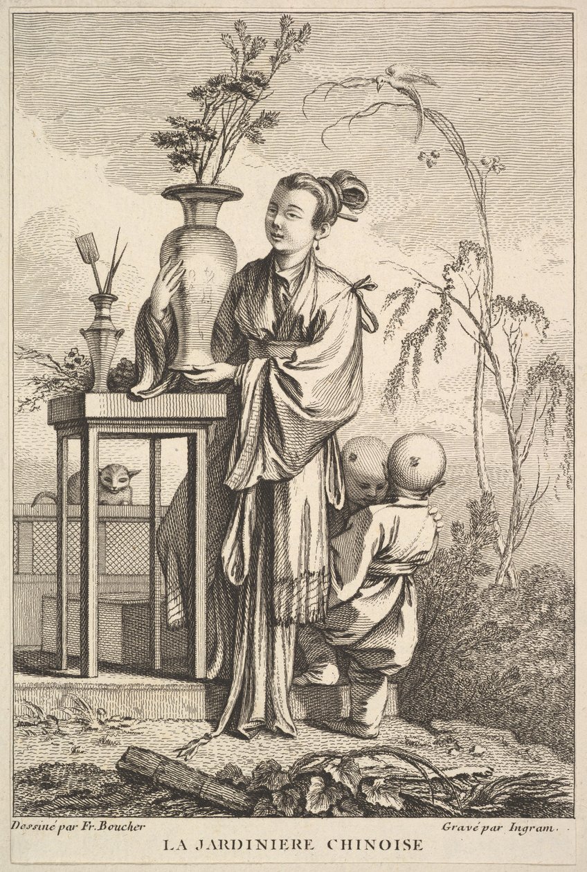 Čínský zahradník, 1741-63. od John Ingram