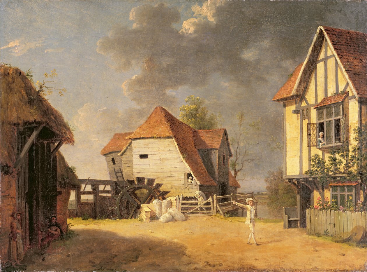 Scéna z "The Maid of the Mill" od John Inigo Richards