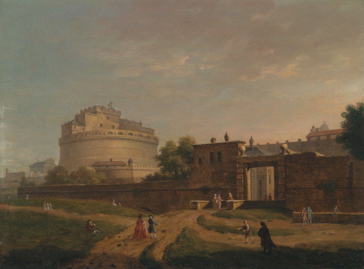 Castel Sant Angelo, Řím od John Inigo Richards