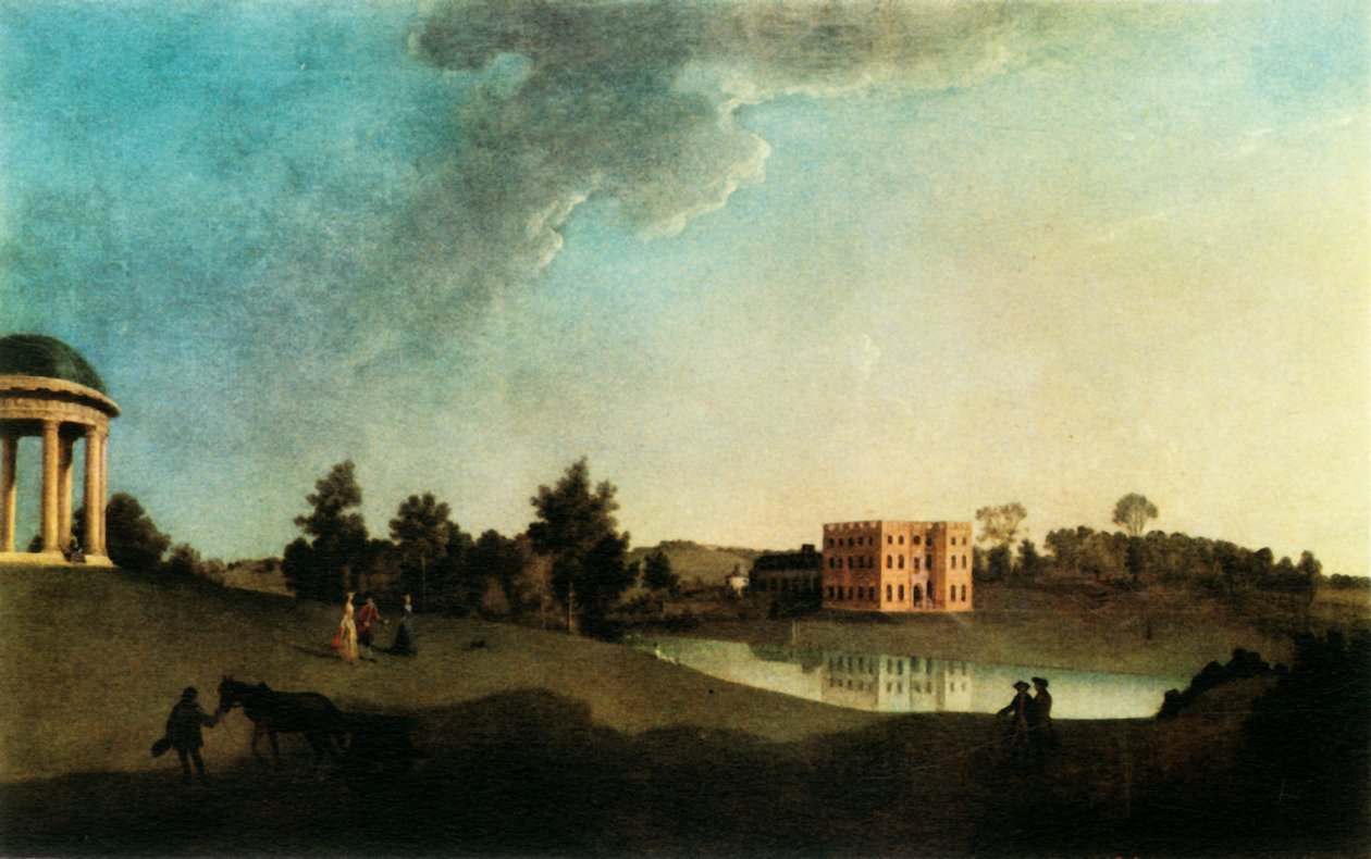 „Halswell House and Grounds, Somerset“, c1768, 1944. od John Inigo Richards