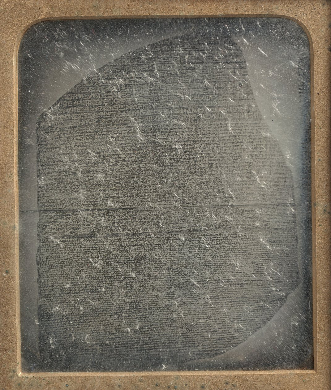 Kopie Rosettské desky, 1846-52. od John Jabez Edwin Mayall