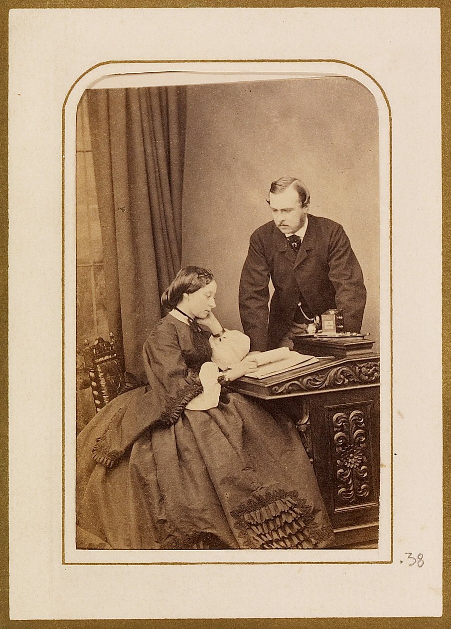 Princ a princezna Louis z Hesenska od John Jabez Edwin Mayall