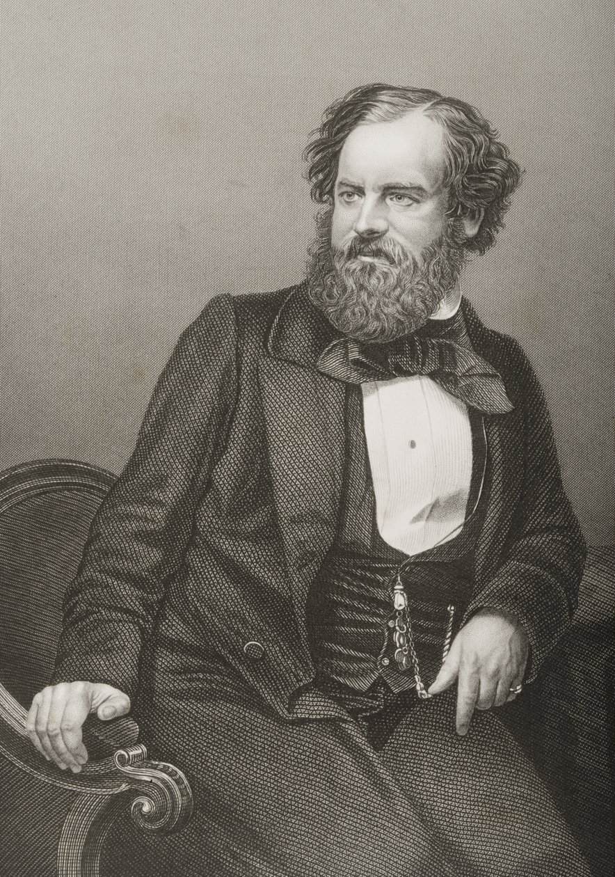 Albert Smith (1816-60) ryl D.J. Libra z fotografie z 