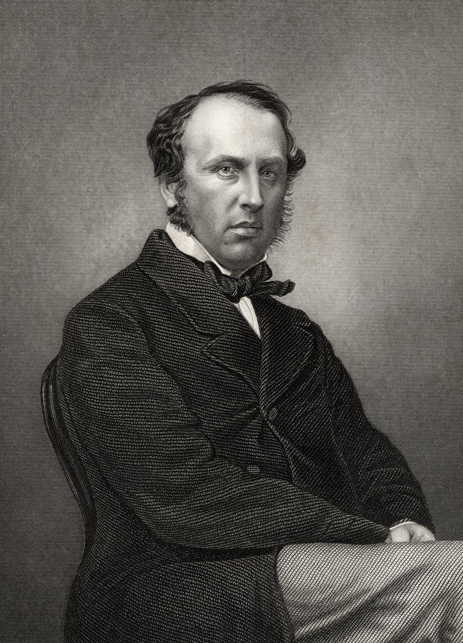 Charles John Canning, 1. Earl Canning, vyryl D.J. Libra z fotografie z „Historie indické vzpoury“, publikované v roce 1858 od John Jabez Edwin Paisley Mayall