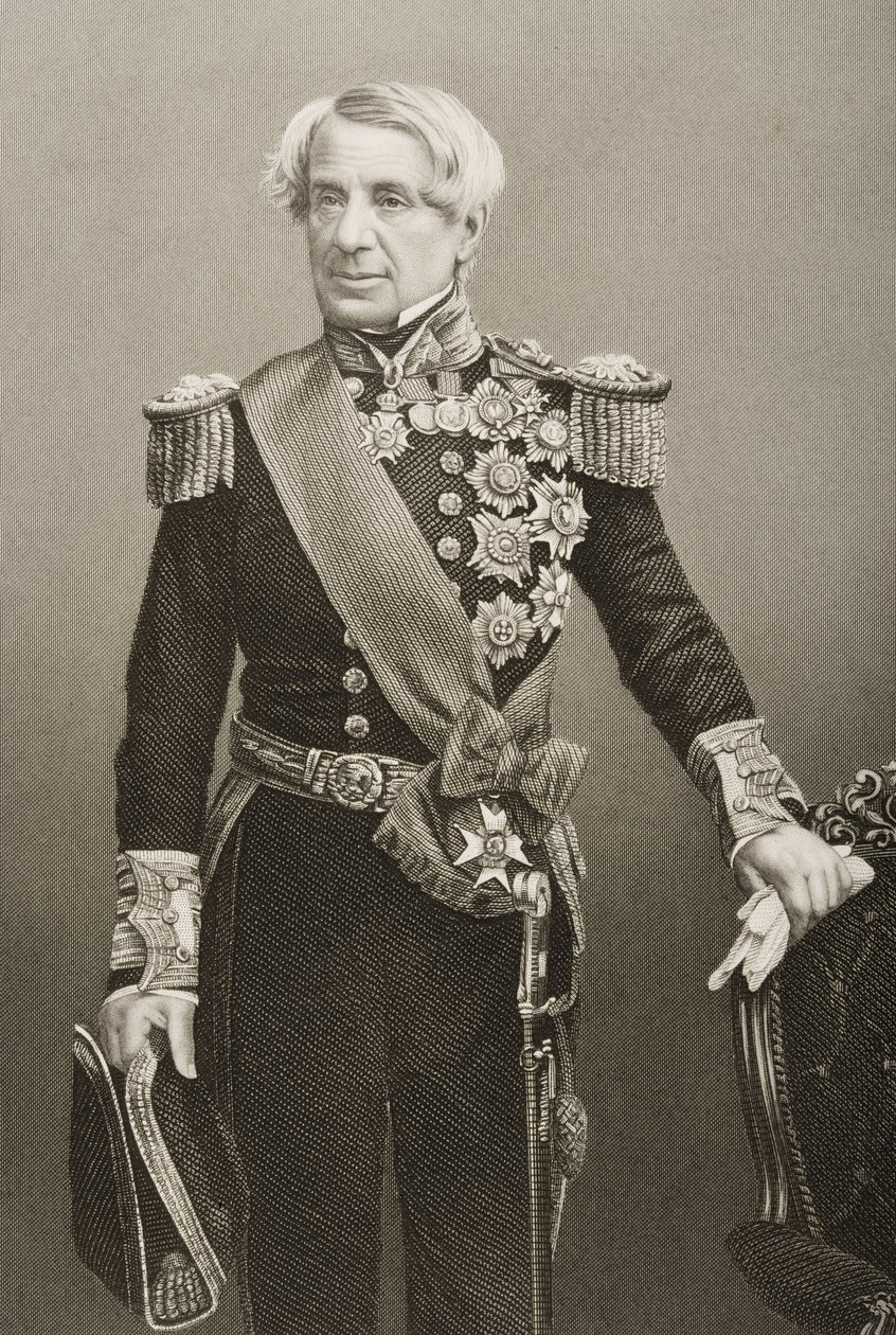 Edmund Lyons (1790-1858) vyryl D.J. Libra z fotografie z 
