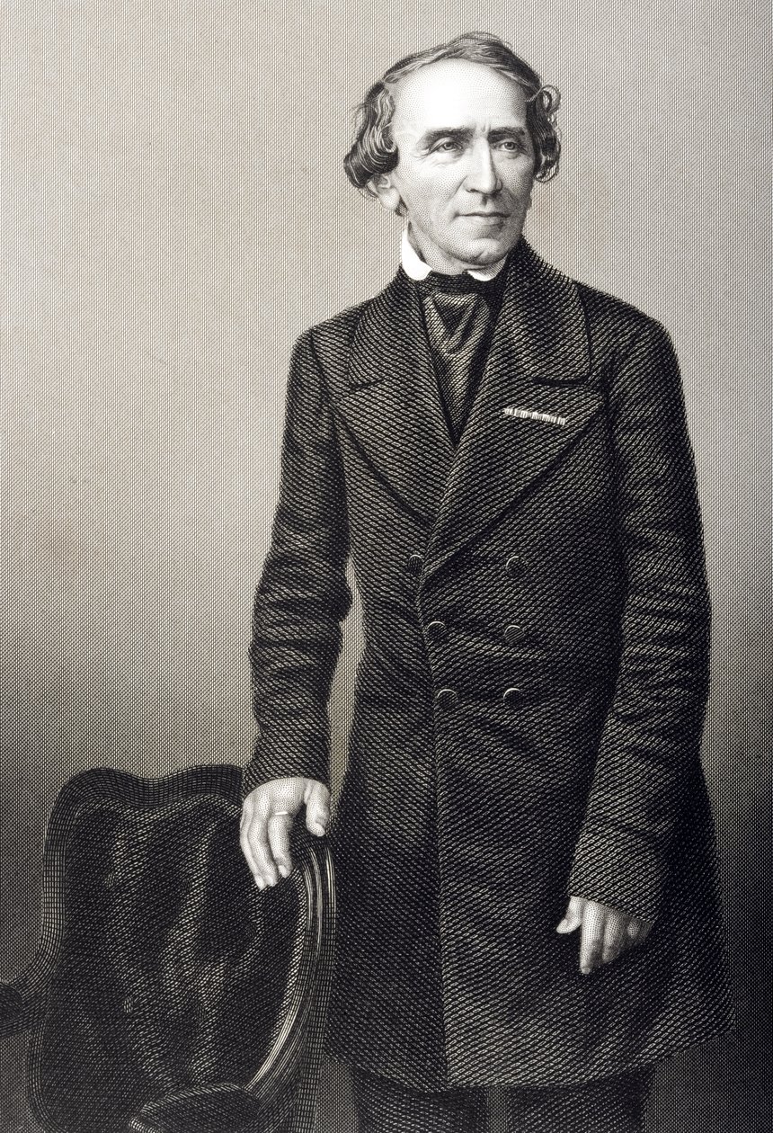 Giacomo Meyerbeer (1791-1864) vyryl D.J. Libra z fotografie z 