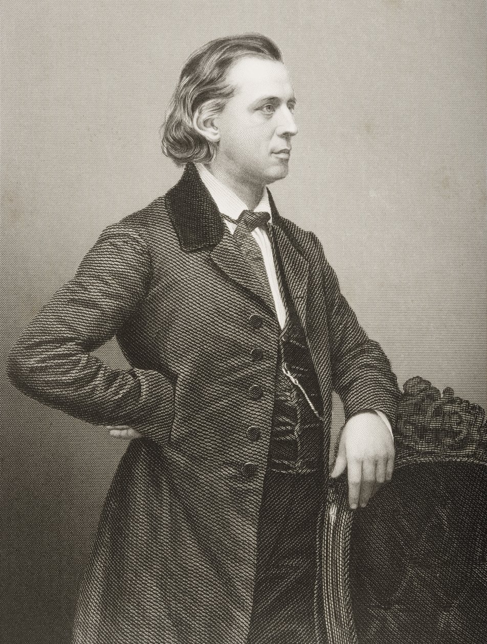 Henry Ward Beecher (1813-1887) vyryl D.J. Libra z fotografie z 