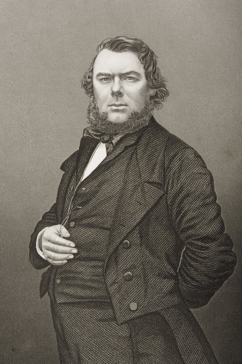 Hugh Stowell Brown (1823-86) vyryl D.J. Libra z fotografie z 