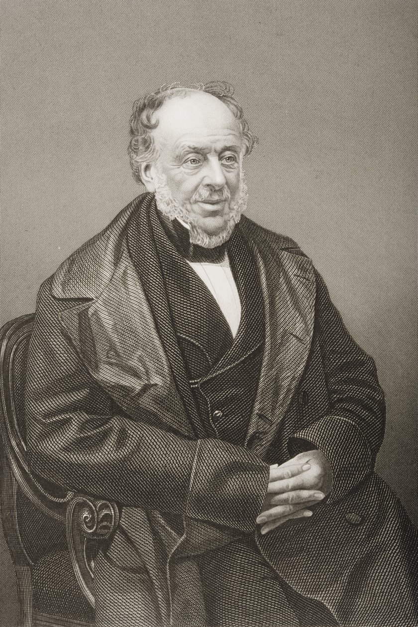 James Brownlow William Gascoigne-Cecil (1791-1868) 2. markýz ze Salisbury, vyryl D.J. Libra z fotografie z The Drawing-Room of Eminent Personages, Volume 2, publikovaná v Londýně, 1860 od John Jabez Edwin Paisley Mayall