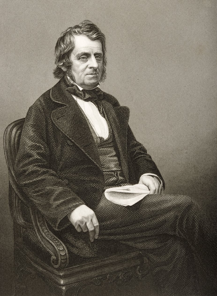 John Arthur Roebuck (1801-1979), vyrytý D. J. Poundem podle fotografie z knihy "The Drawing-Room of Eminent Personages, Volume 2", vydané v Londýně roku 1860. od John Jabez Edwin Paisley Mayall