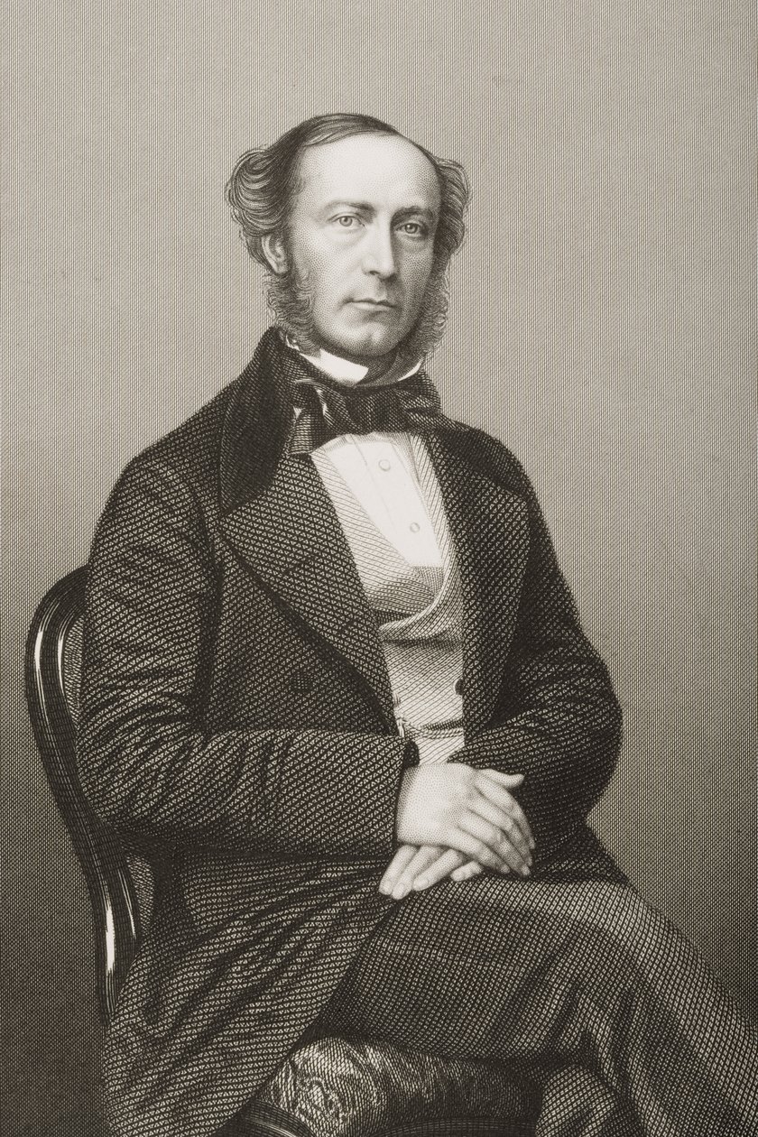 John Walter (1818-94) vyryl D.J. Libra z fotografie z 