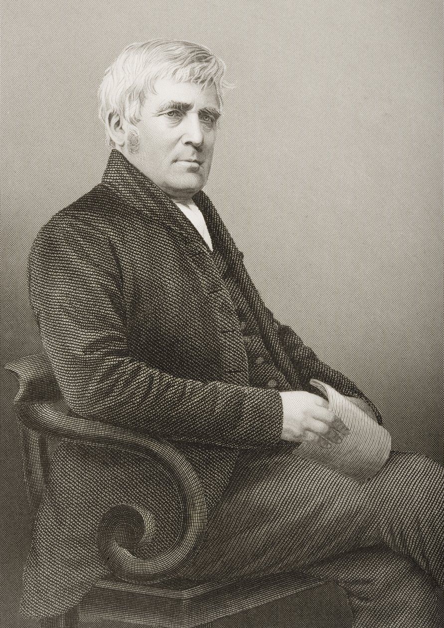 Joseph Sturge (1793-1859), rytina D. J. Pounda podle fotografie z knihy "The Drawing-Room of Eminent Personages, Volume 2", vydané v Londýně roku 1860. od John Jabez Edwin Paisley Mayall