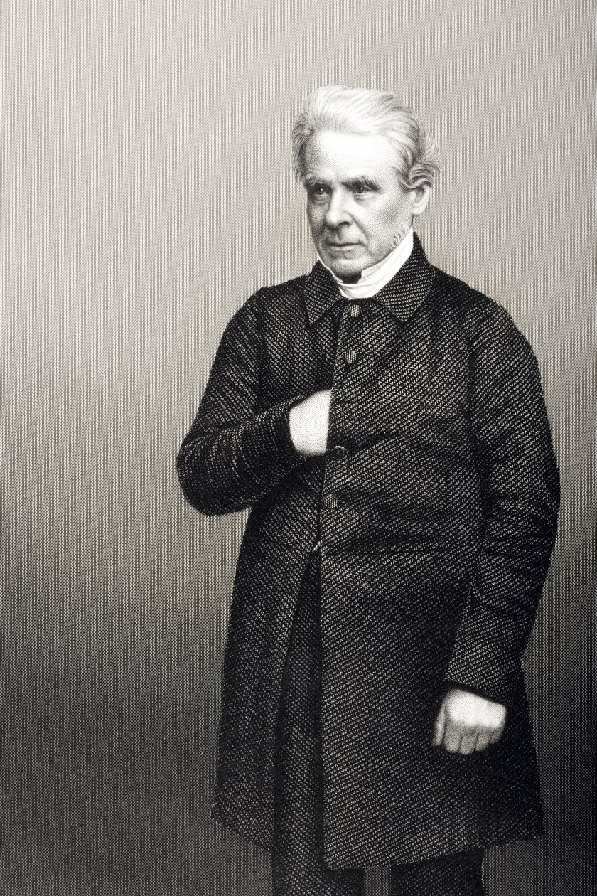 Reverend Thomas Dale (1797-1870) vyryl D.J. Libra z fotografie z 