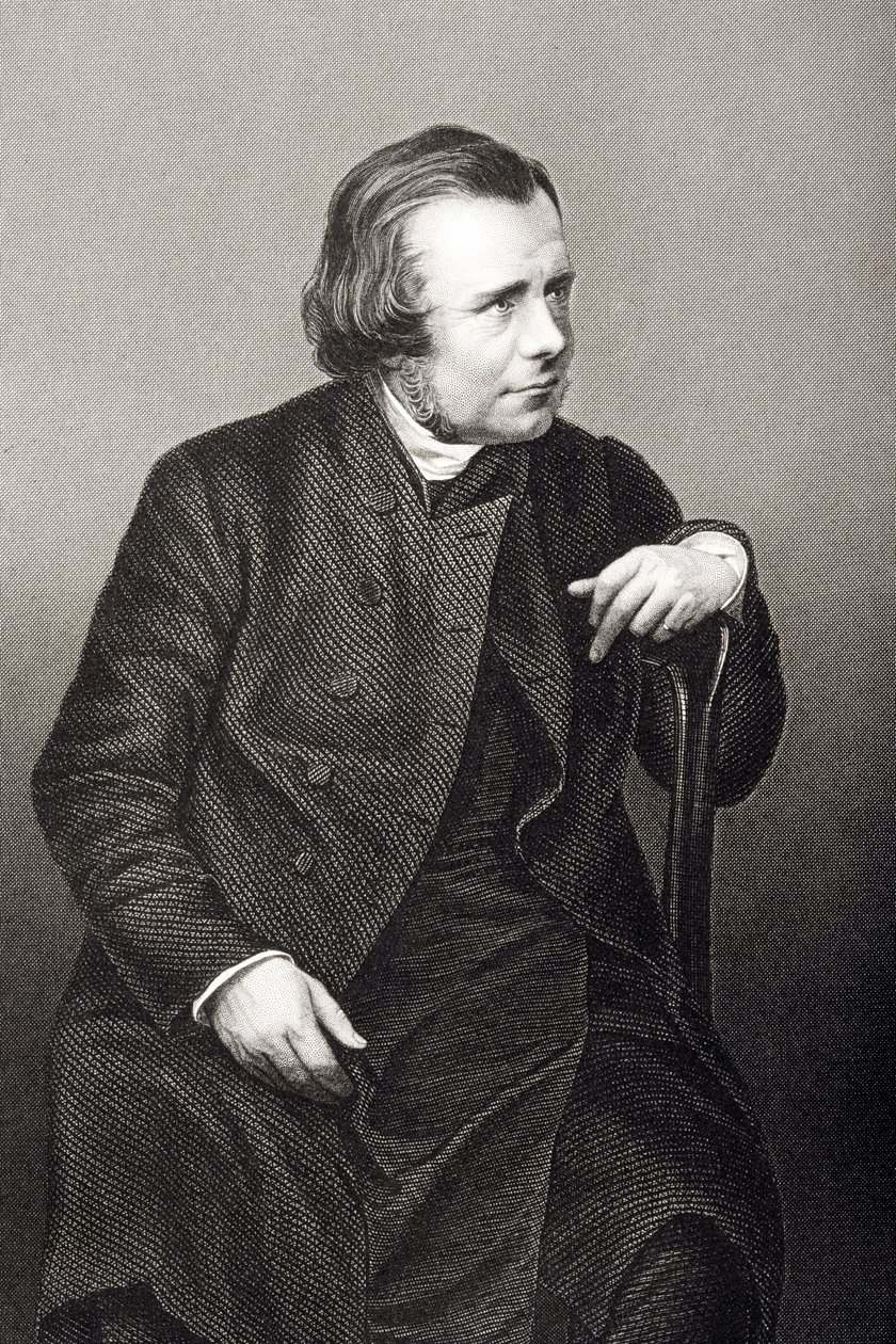 Samuel Wilberforce (1805-73) vyryl D.J. Libra z fotografie z 