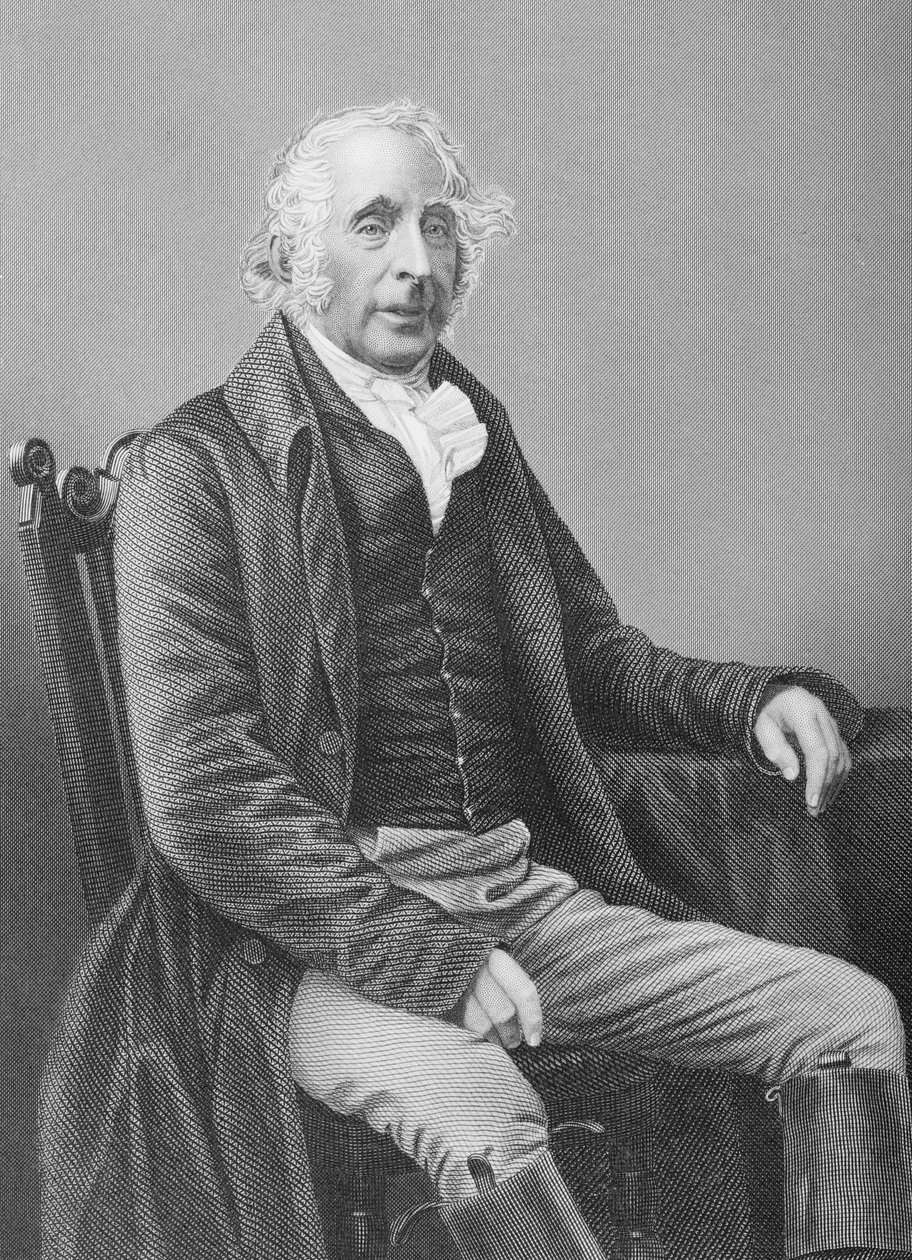 Sir Tatton Sykes (1772-1863) vyryl D.J. Libra z fotografie z 