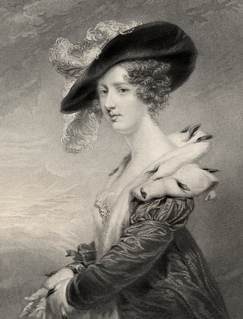 Georgiana (Howard), lady Doverová od John Jackson