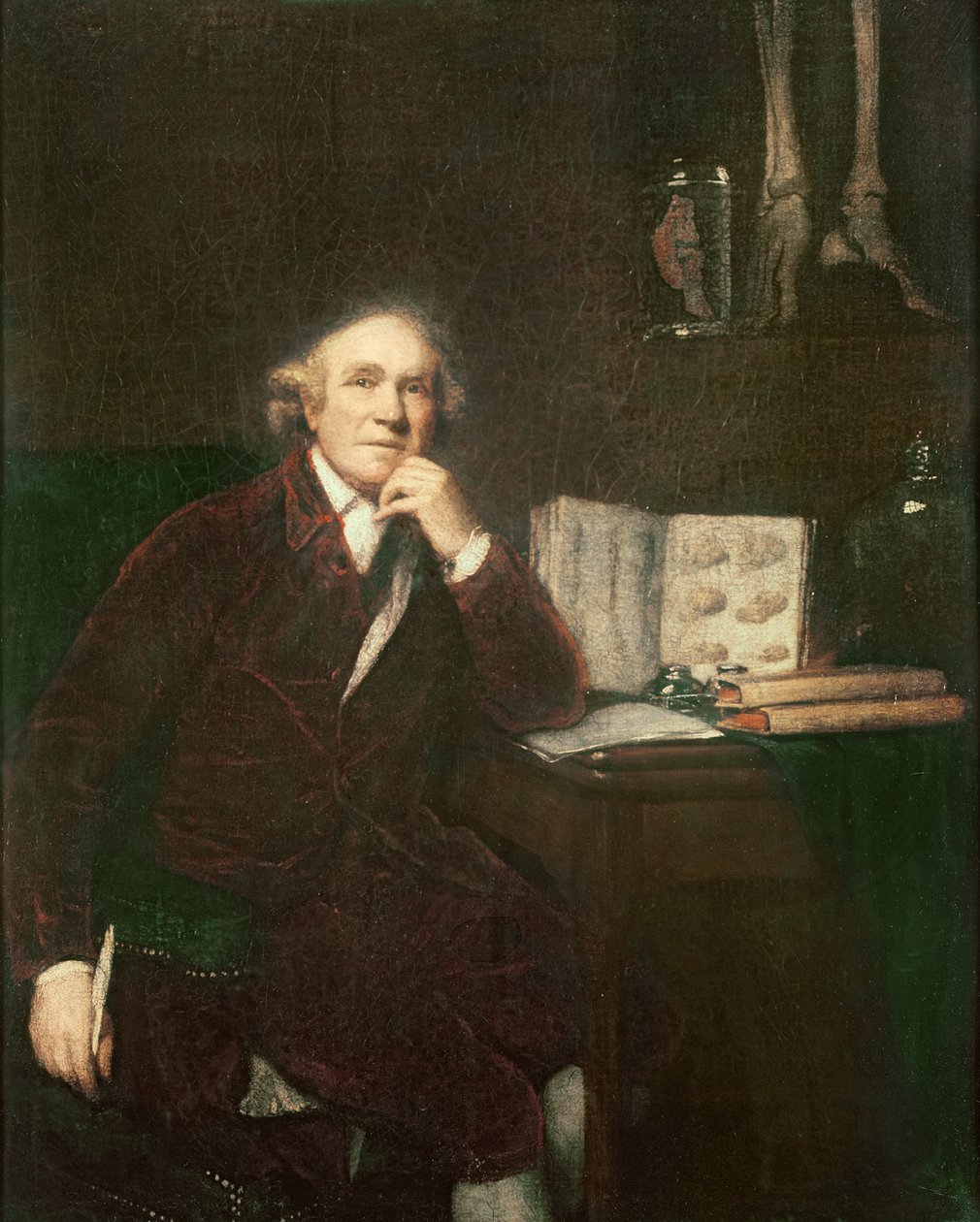 Portrét Johna Huntera (1728-1793) podle sira Joshuy Reynoldse (1723-92) 1813 od John Jackson