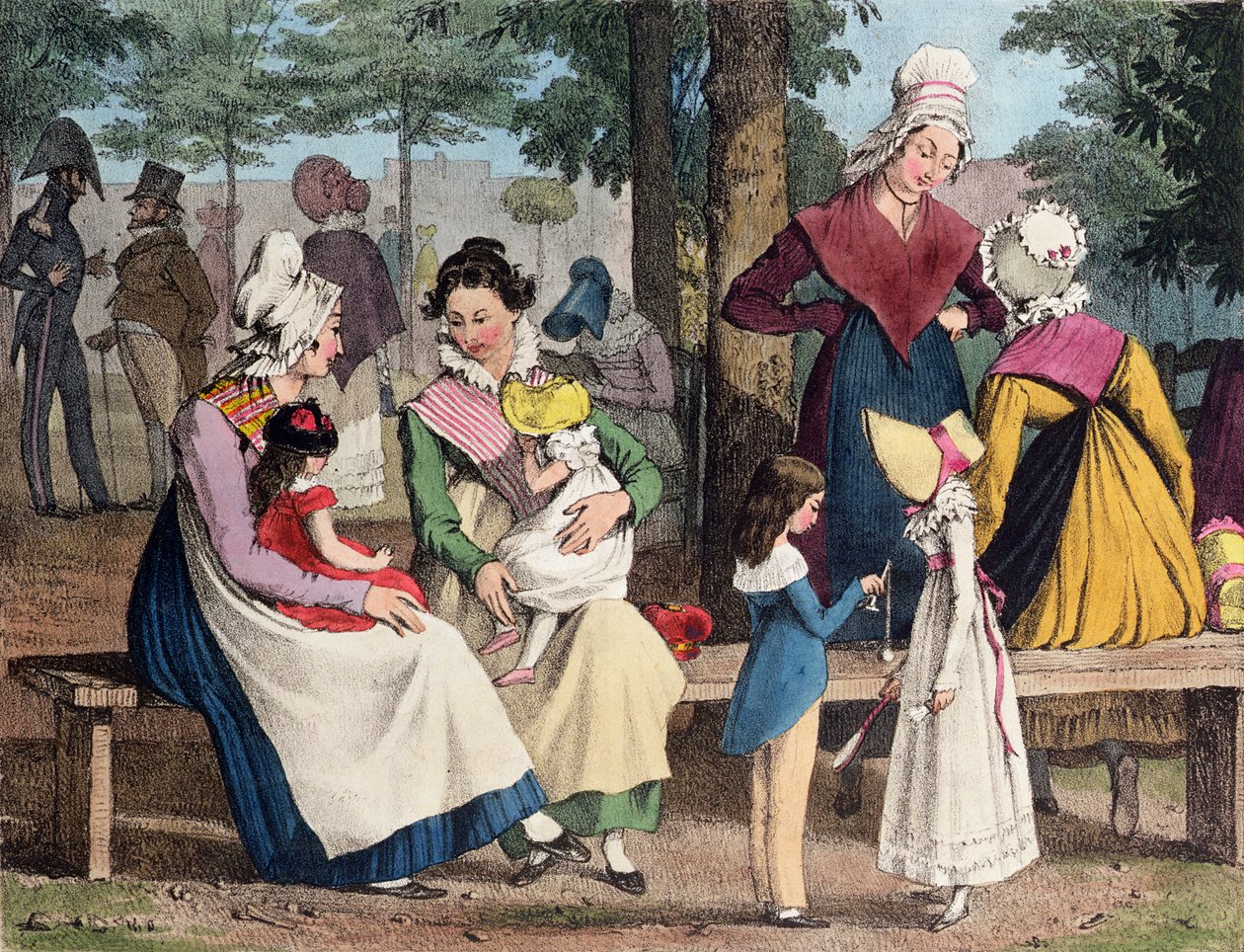 Chůvy, 1820 od John James Chalon
