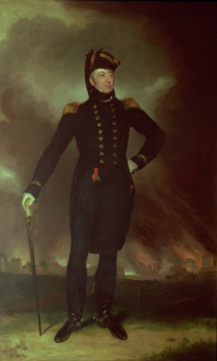 Portrét sira George Cockburna (1772-1853), 1851 od John James Halls