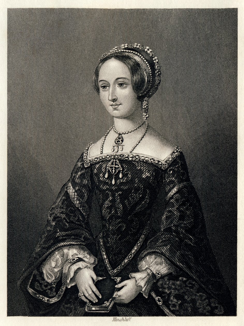 Marguerite de Navarre, královna choť Jindřicha II Navarrského, 1864. od John James Hinchcliff