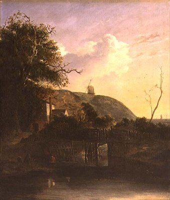 Pohled poblíž Harwiche od John and John Berney Crome