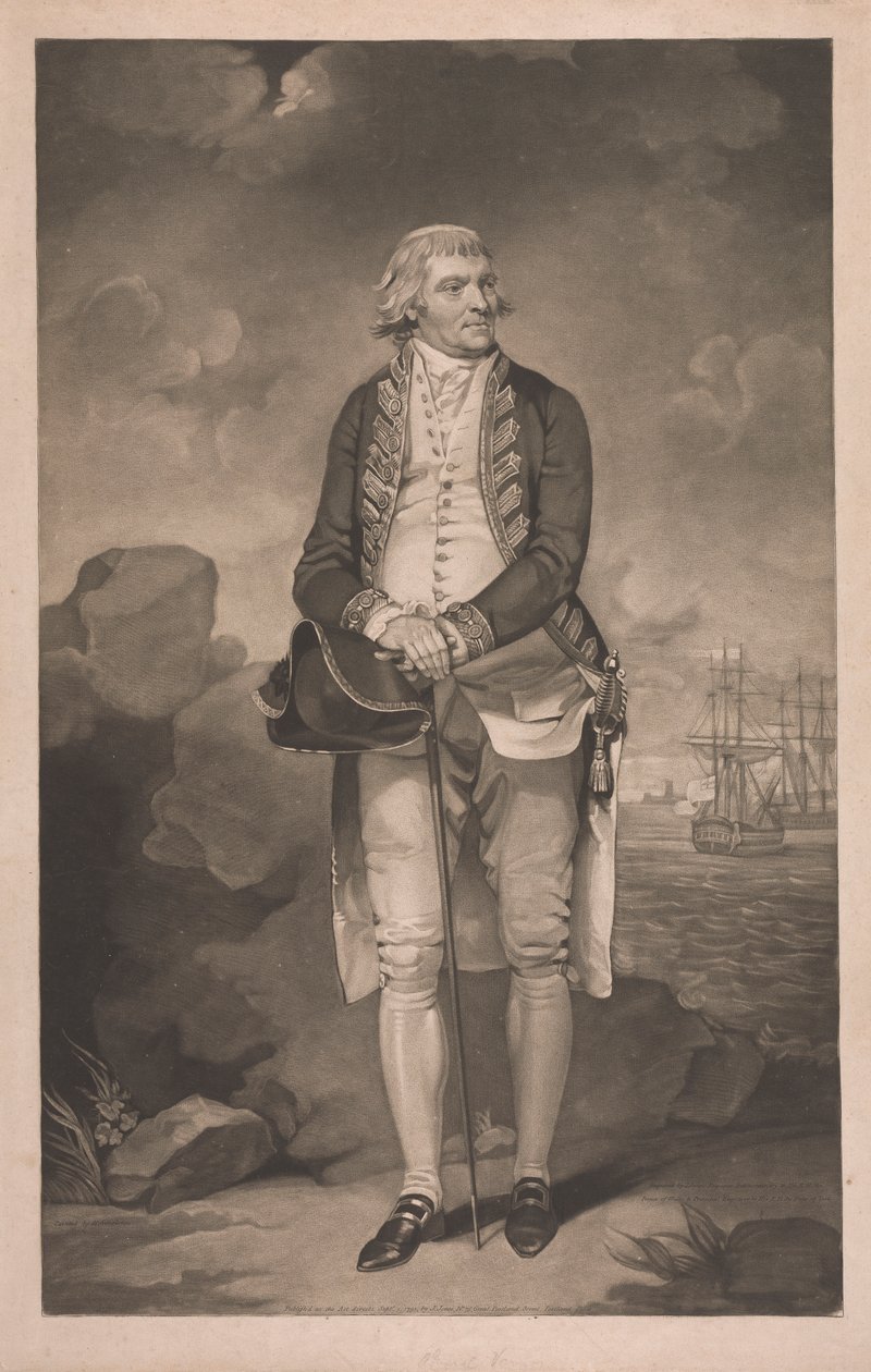 Admirál Edward Vernon od John Jones