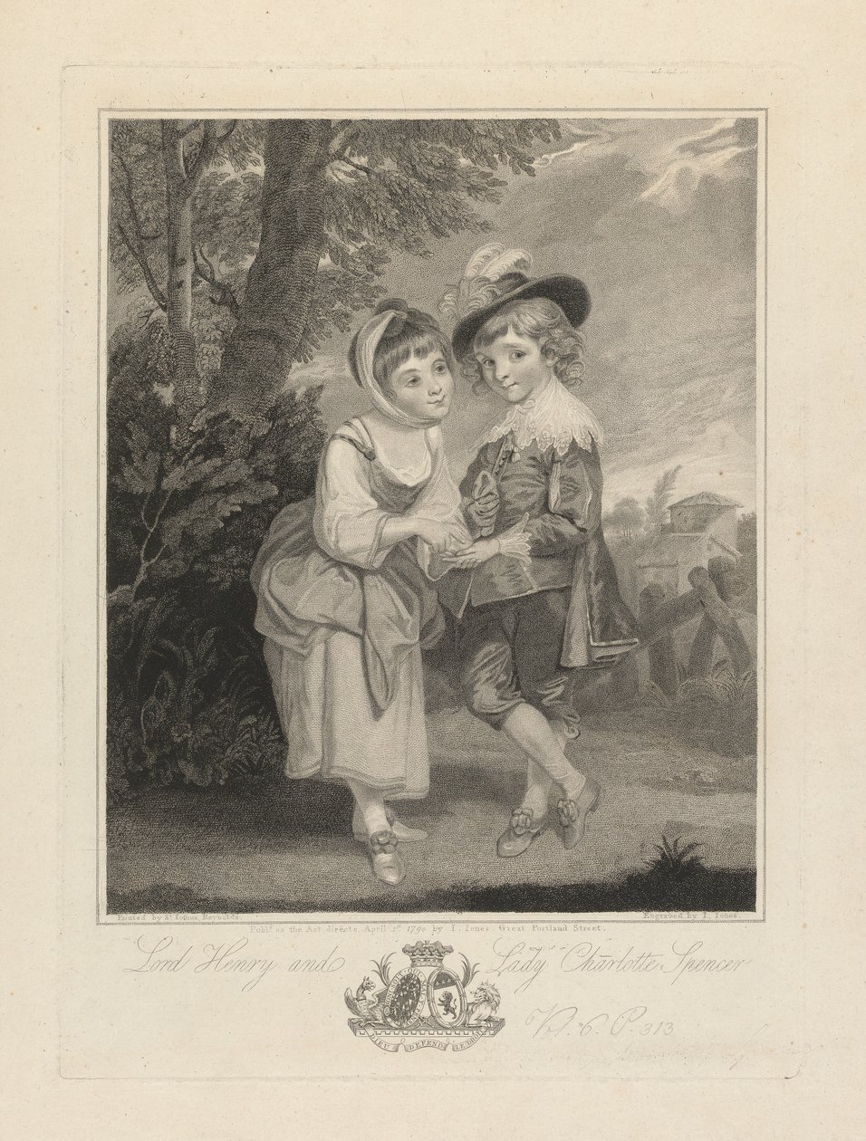 Lord Henry a lady Charlotte Spencer od John Jones