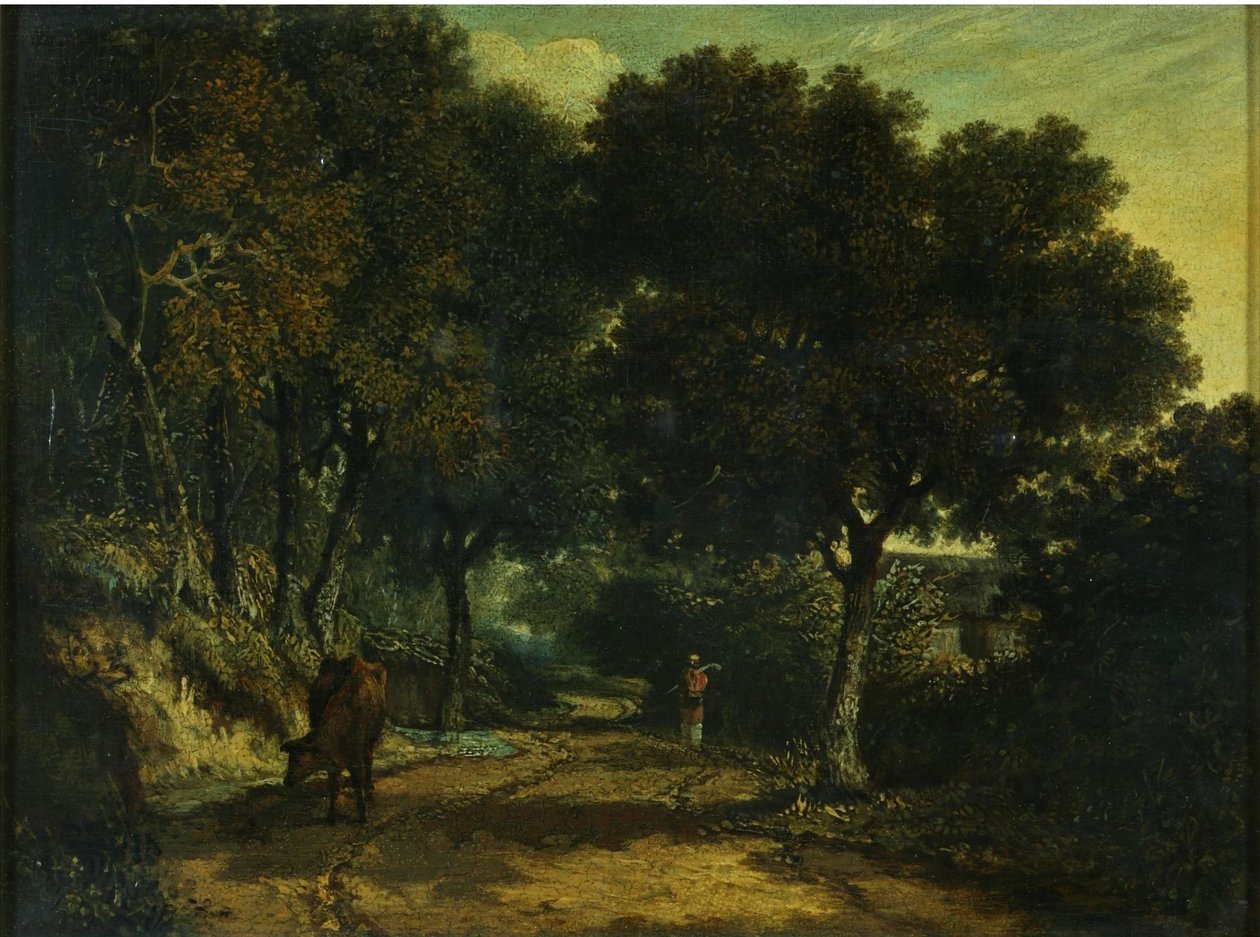 Stinná venkovská cesta od John Joseph Cotman