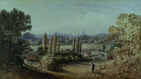 Norwich z Crown Point od John Joseph Cotman