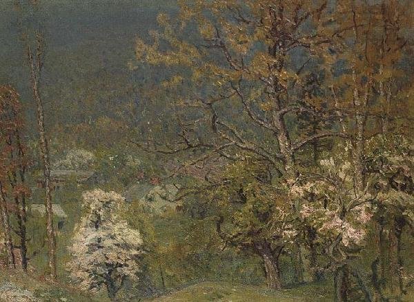 Hillside in Bloom od John Joseph Enneking