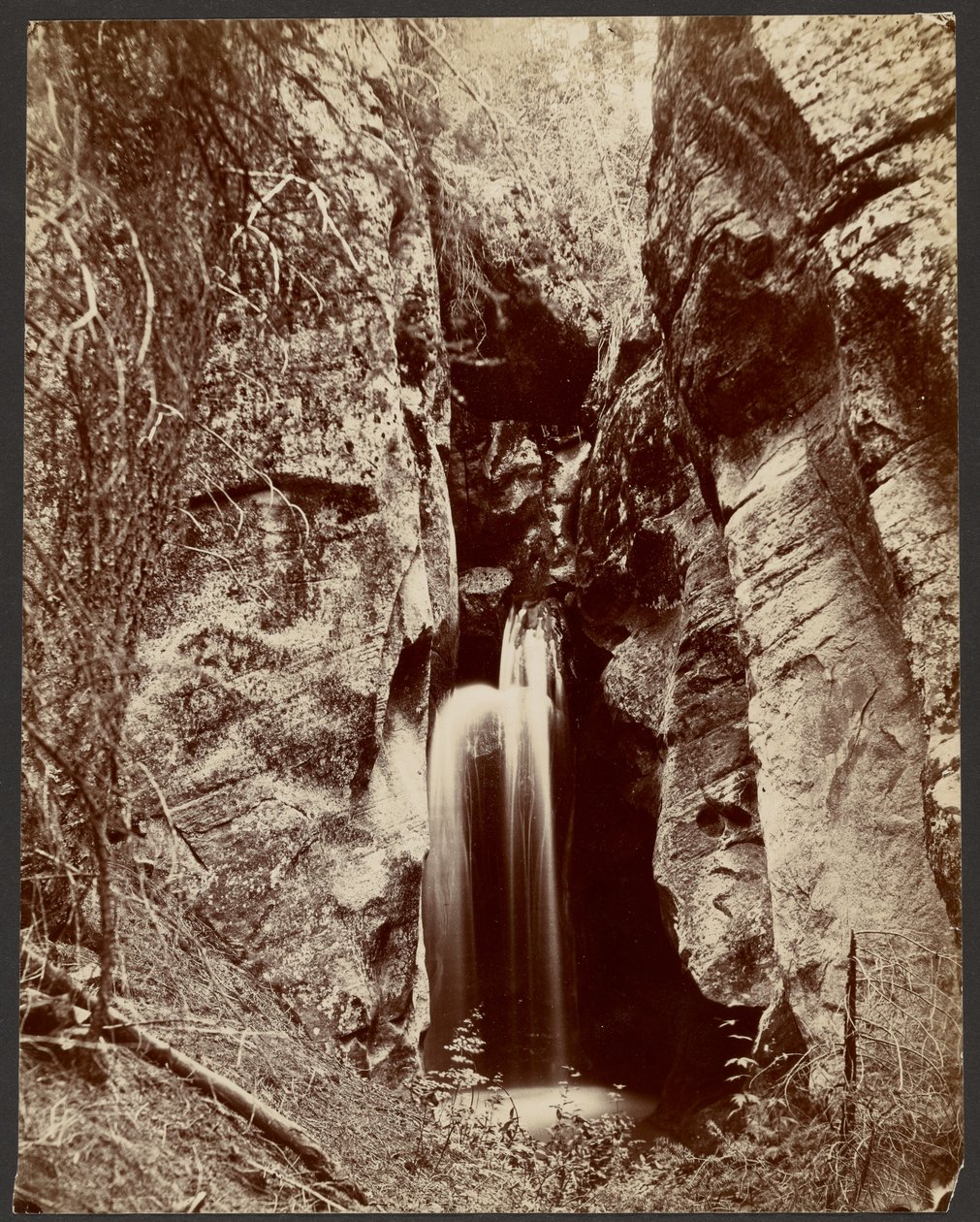 Vodopád, Winslow Creek od John K. Hillers