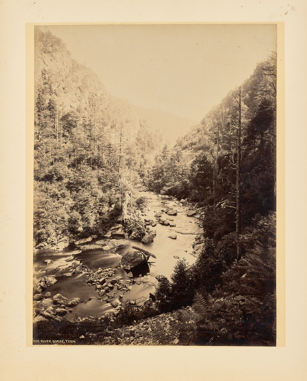 Doe River Gorge, Tennessee od John K. Hillers