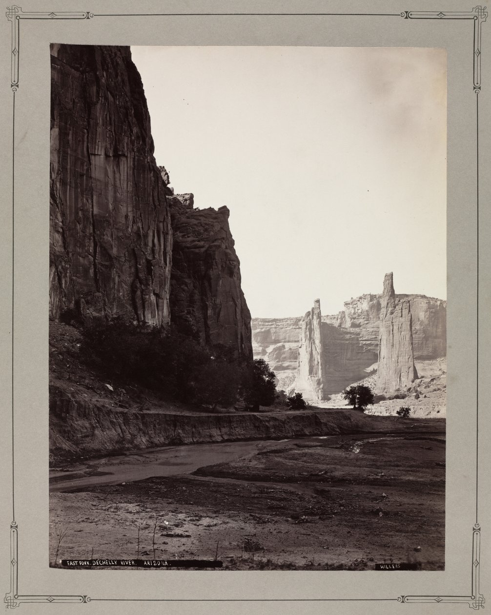 East Fork, řeka de Chelly, Arizona od John K. Hillers