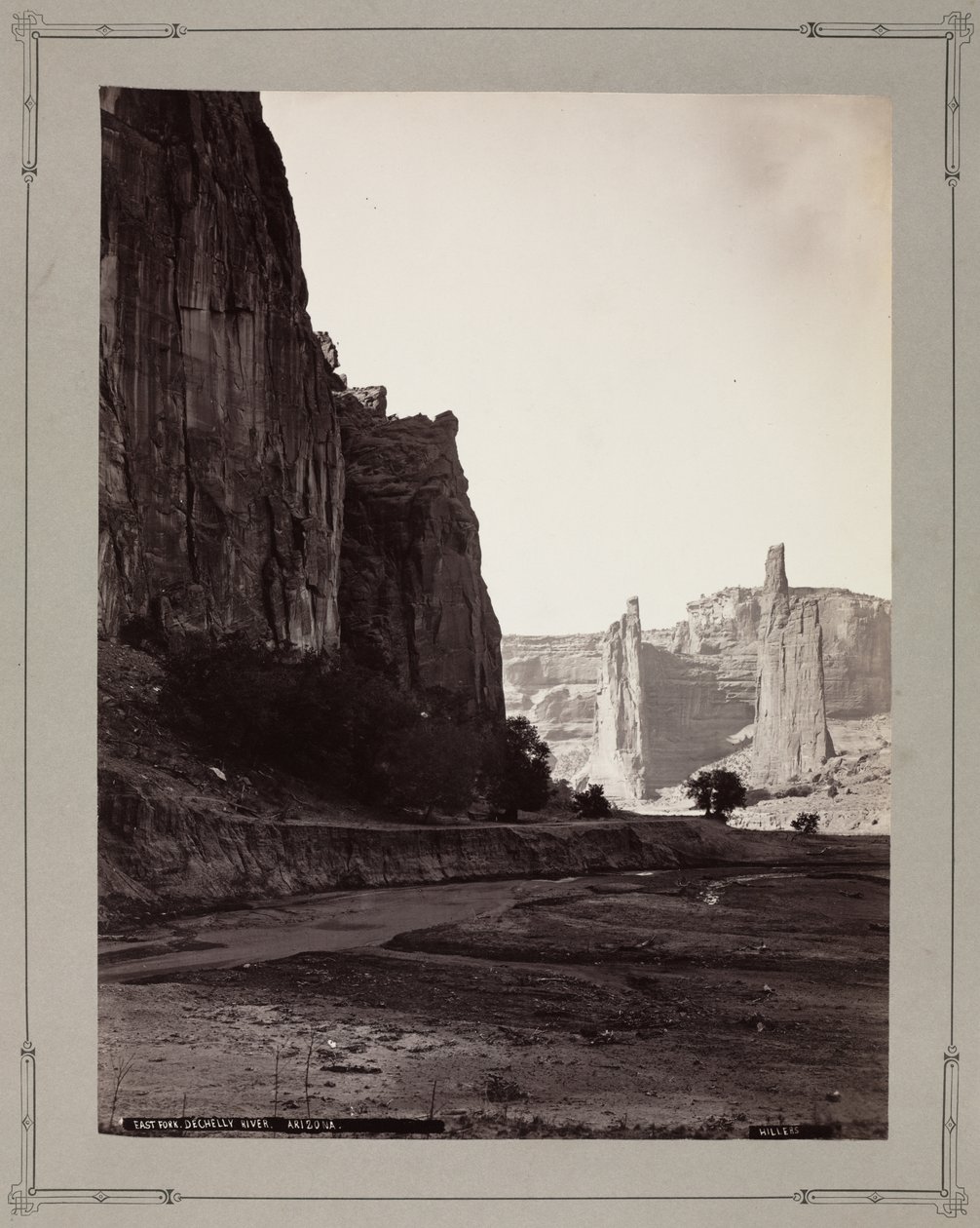 East Fork, řeka de Chelly, Arizona od John K. Hillers