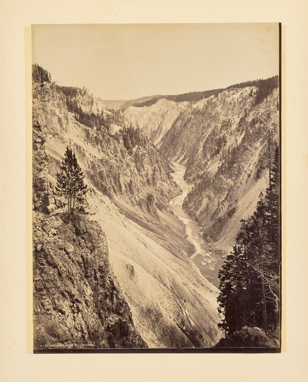 Velký kaňon Yellowstone od John K. Hillers