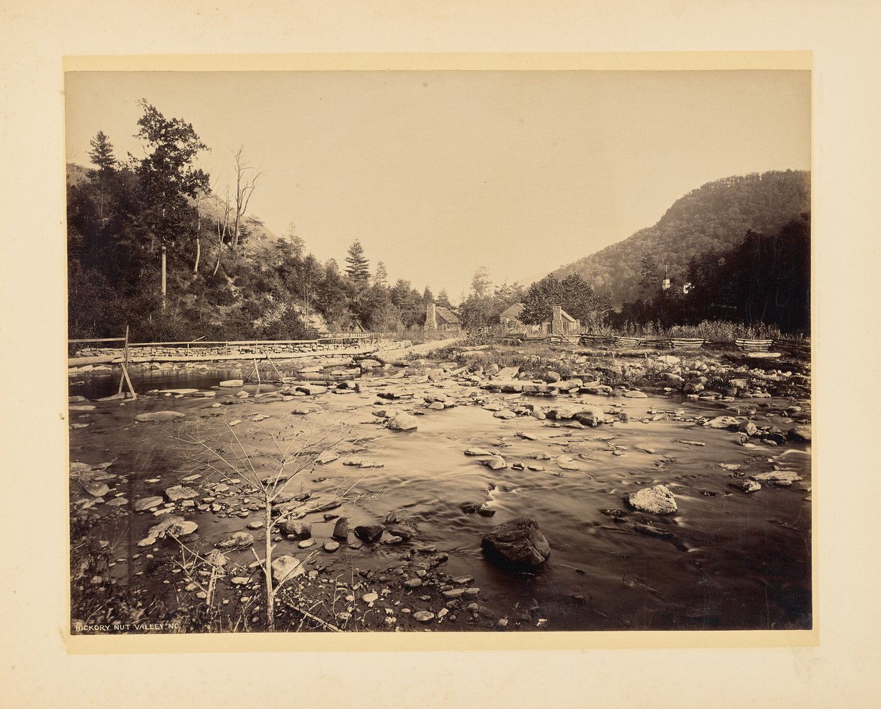 Hickory Nut Valley, Severní Karolína od John K. Hillers