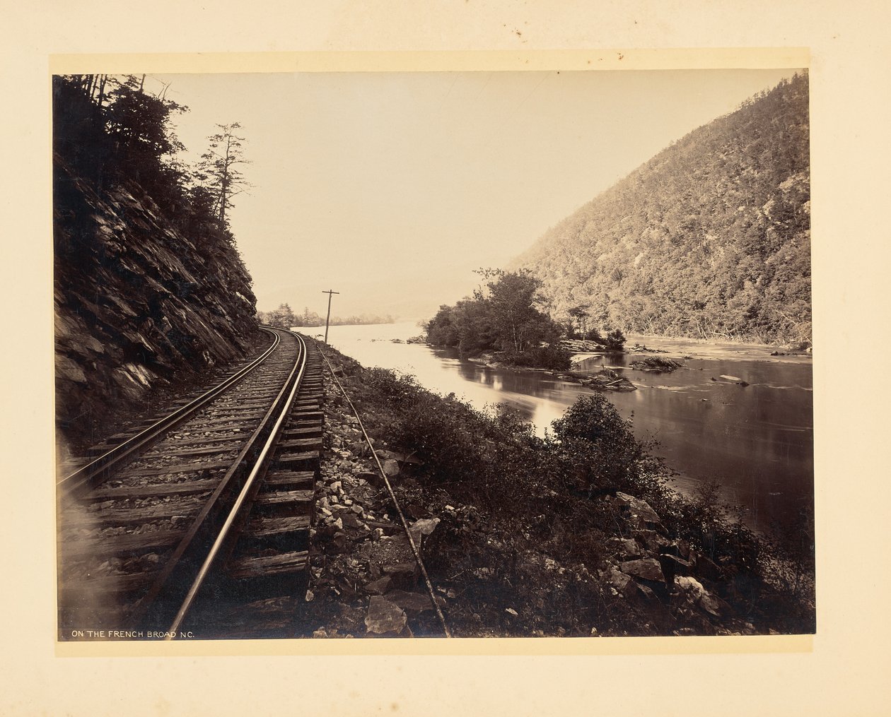 Na řece French Broad, Severní Karolína od John K. Hillers