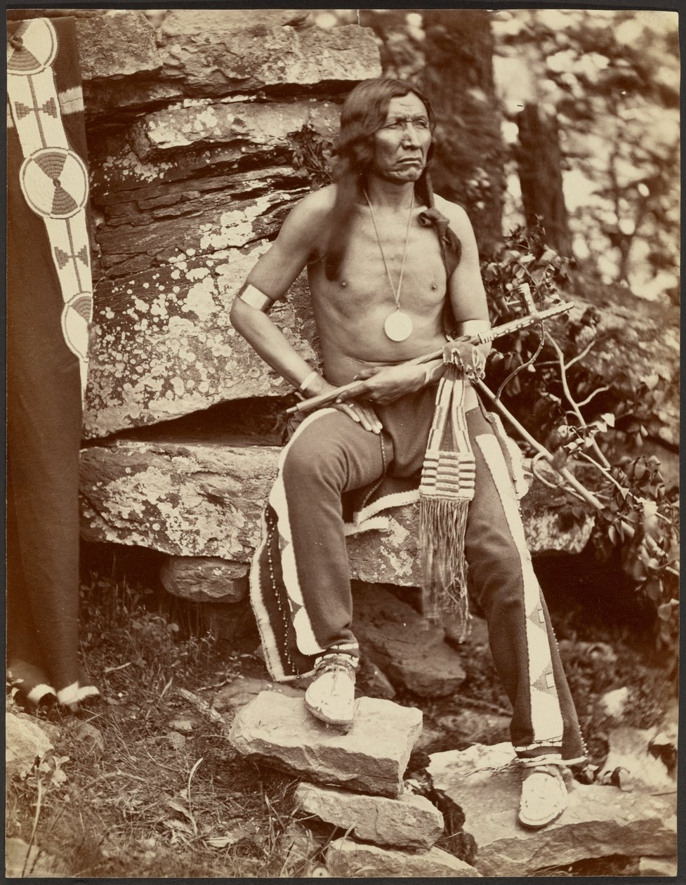 Yellow Bear, z národa Muscogee v Okmulgee od John K. Hillers