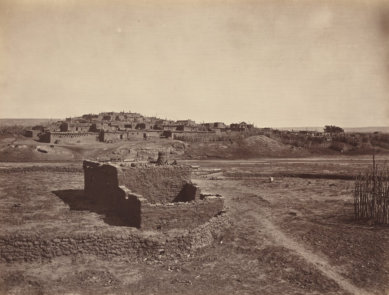 Zuni Pueblo od John K. Hillers