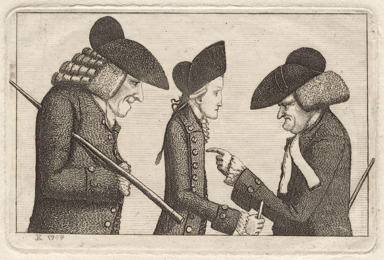 Henry Home, Lord Kames; Hugo Arnot; James Burnett, Lord Monboddo od Johna Kaye od John Kay