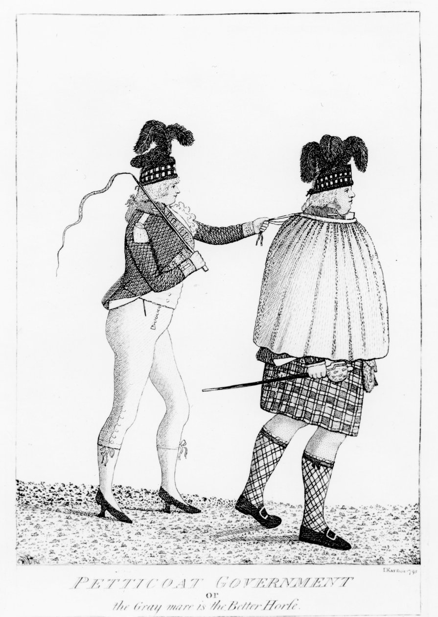 Spodnička, neboli Šedá klisna je lepší kůň, 1795 od John Kay