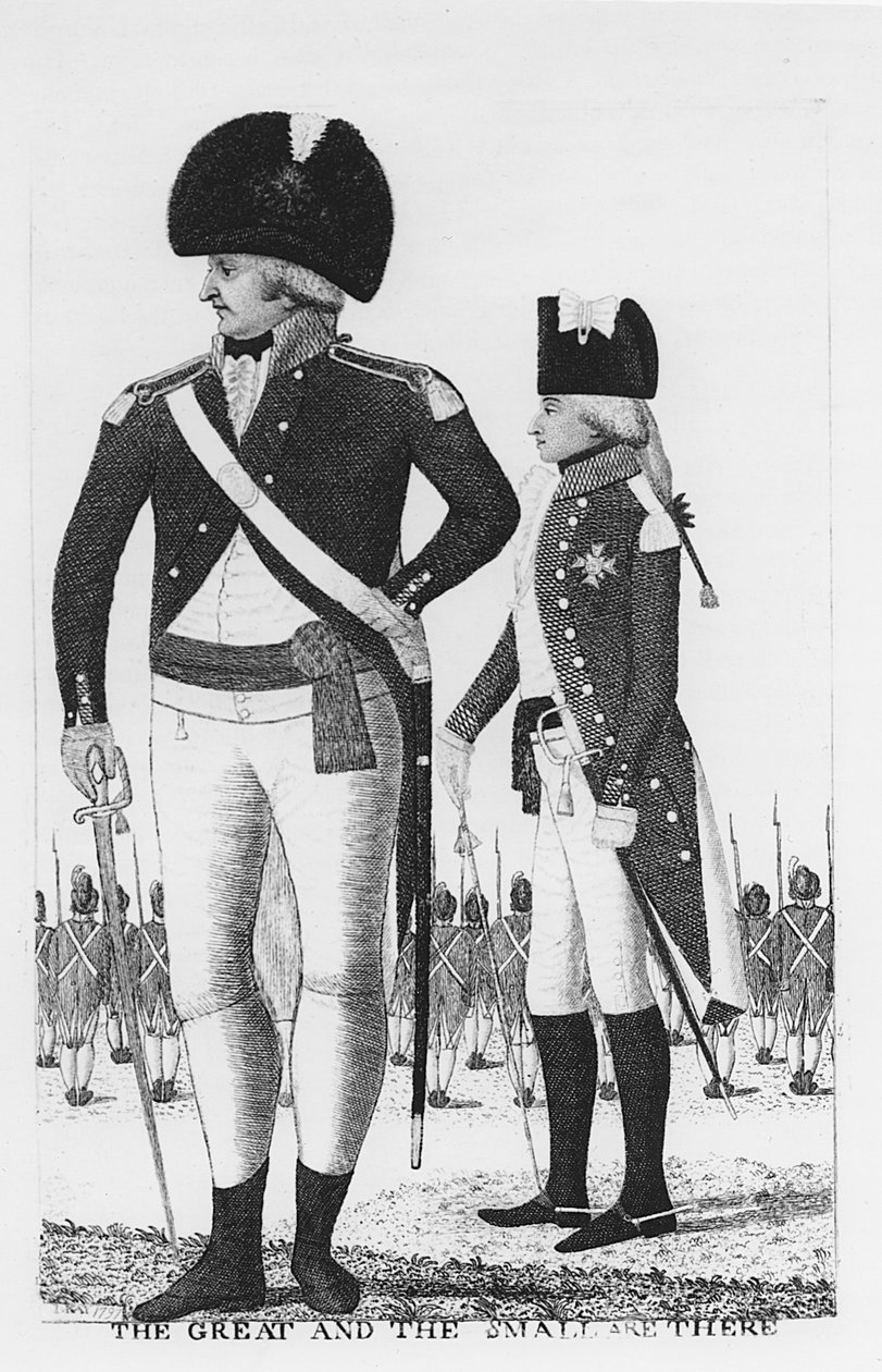 Jsou tam Velcí a Malí, kolem roku 1797 od John Kay