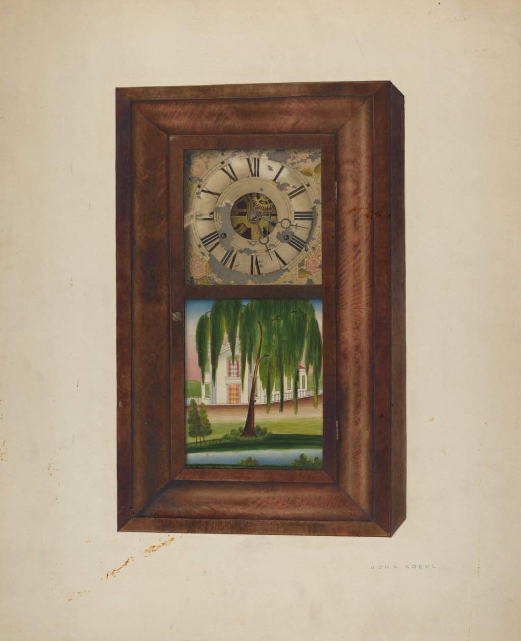 Malované hodiny, 1940. od John Koehl