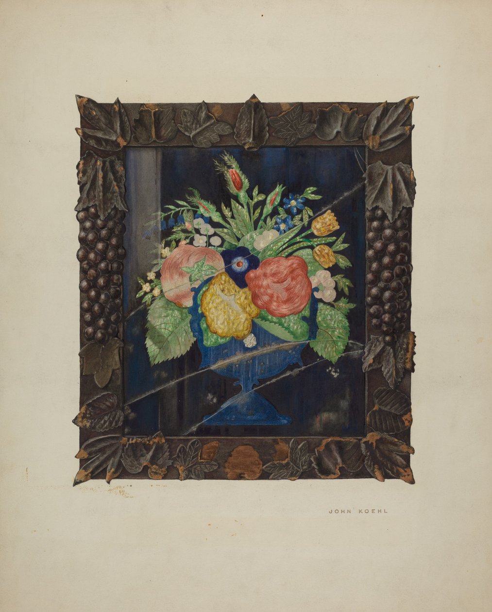 Fóliové zátiší a rám, c. 1941. od John Koehl