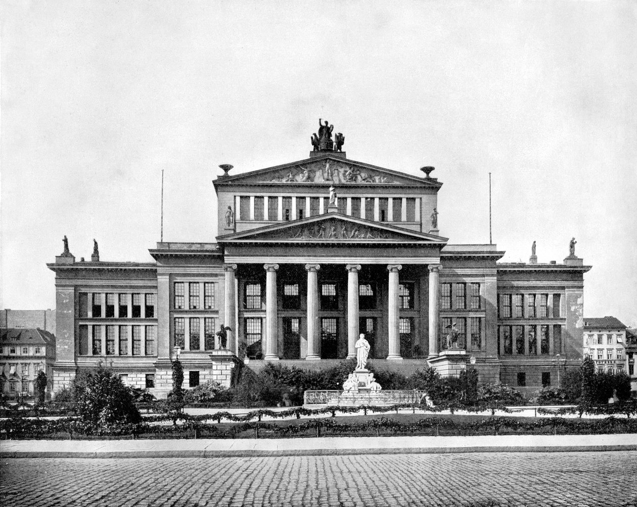 Divadlo komedie, Schiller Platz, Berlín, 1893. od John L. Stoddard