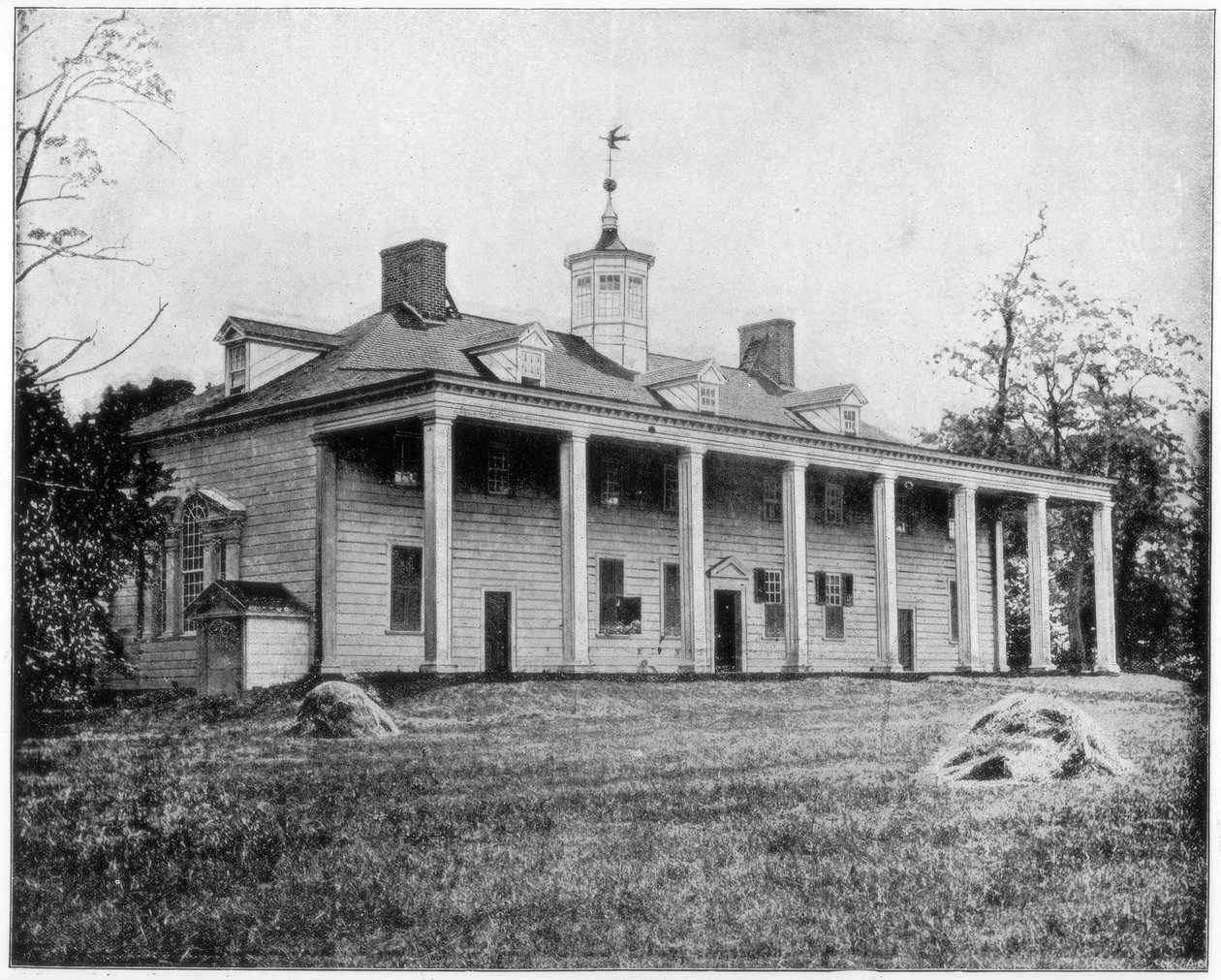 Domov George Washingtona, Mount Vernon, Virginie, konec 19. století od John L. Stoddard