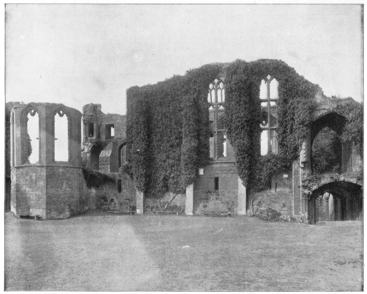 Hrad Kenilworth, Anglie, konec 19. století. od John L. Stoddard