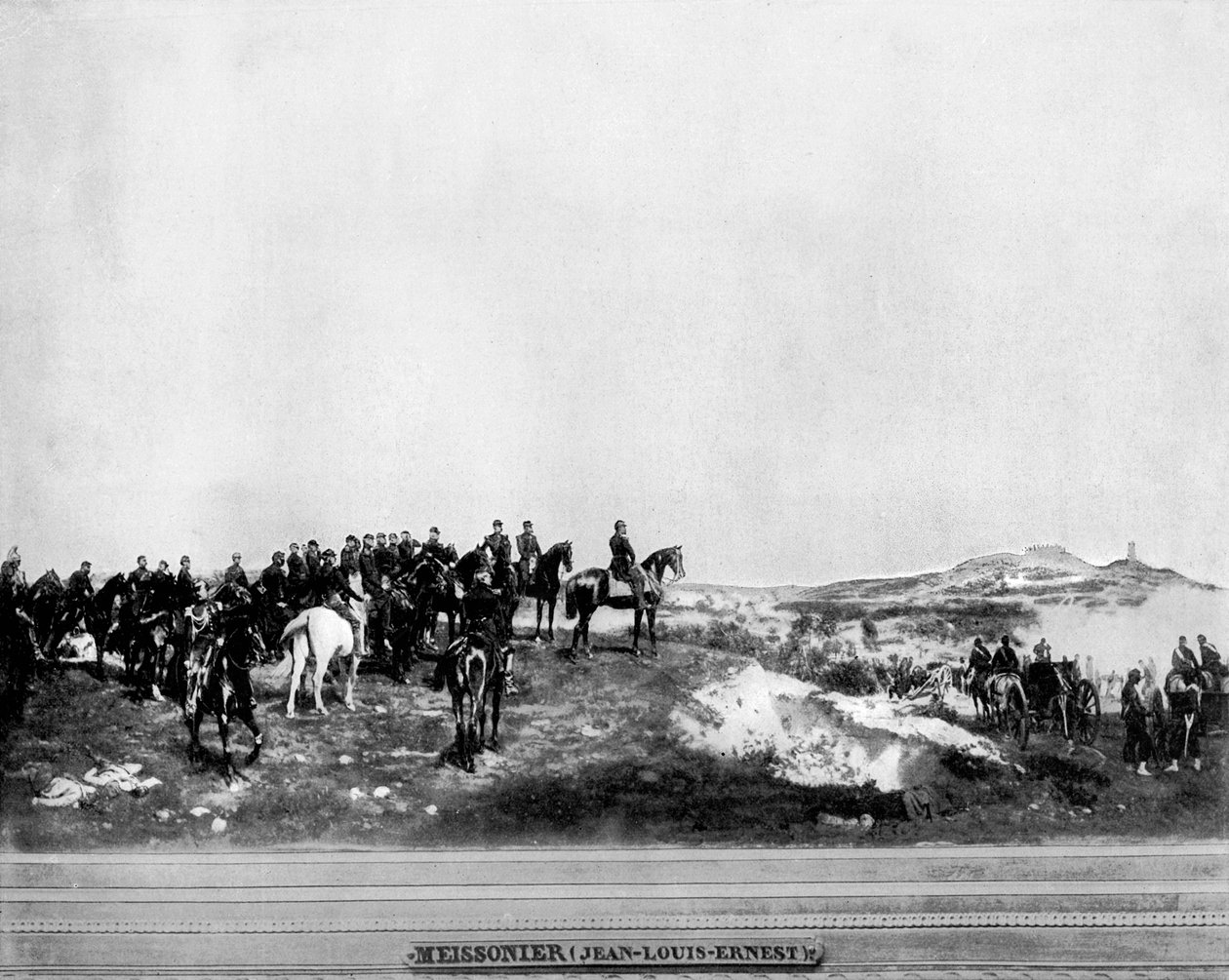 Napoleon III v bitvě u Solferina, 1859, 1893. od John L. Stoddard